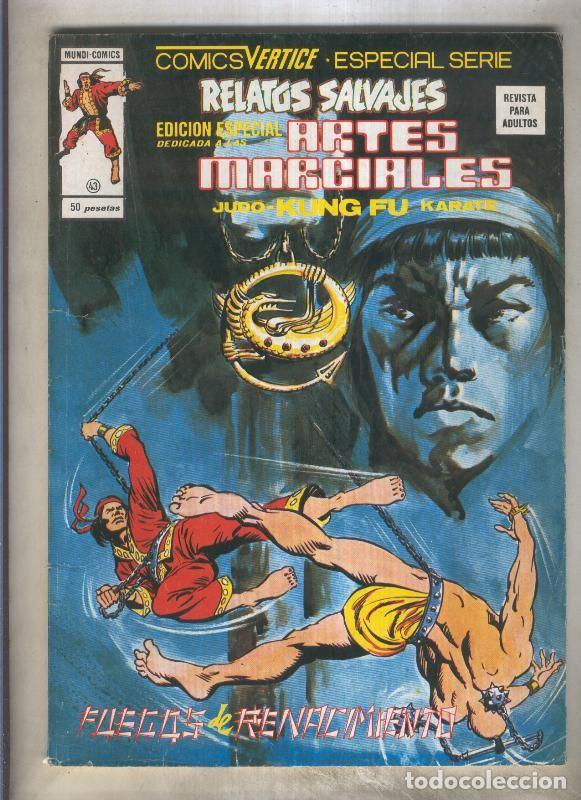 C&oacute;mics: Artes Marciales numero 43 (numerado 1 en trasera) - Varios