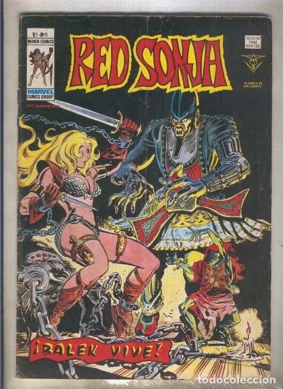 C&oacute;mics: Red Sonja numero 05 (numerado 2 en trasera) - Roy Thomas-Frank Thorne - Foto 1