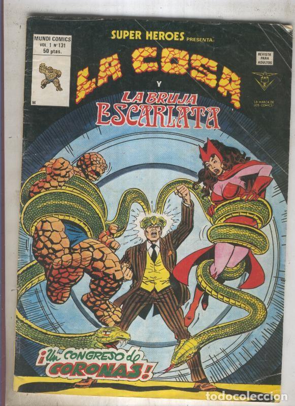 C&oacute;mics: SUPER HEROES numero 131: LA COSA (5 contraportada) - VARIOS - Foto 1