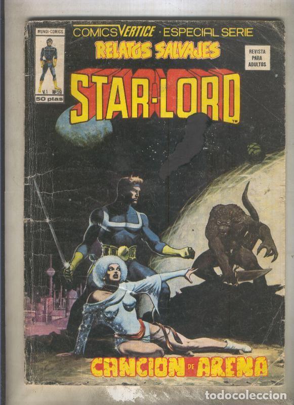 Comics: Relatos Salvajes numero 59: Star Lord (numerado 5 en trasera) (algo aviejado) - Chris Claremont y Ca