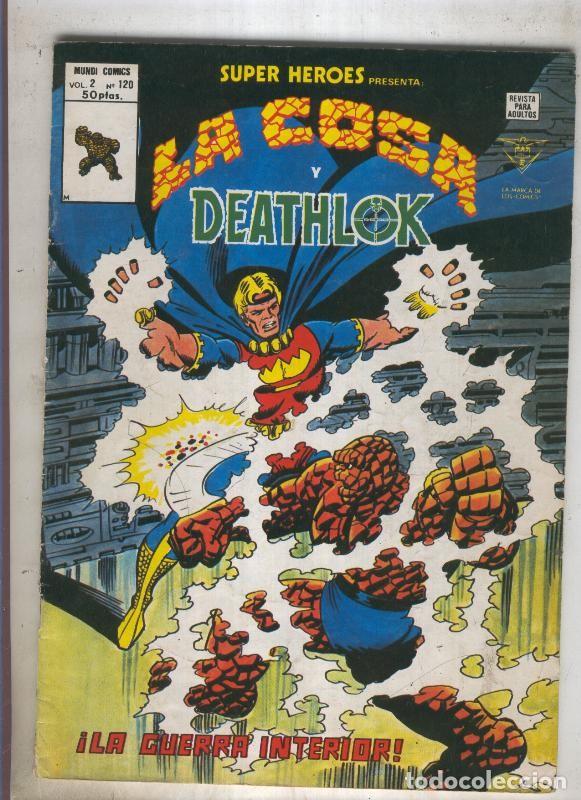 C&oacute;mics: SUPER HEROES numero 120: LA COSA - VARIOS - Foto 1