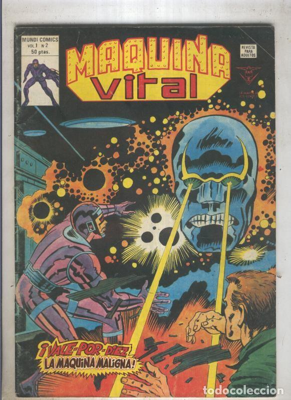 C&oacute;mics: MAQUINA VITAL Mundicomic numero 02 (numerado 02 en contraportada) - Jack Kirby