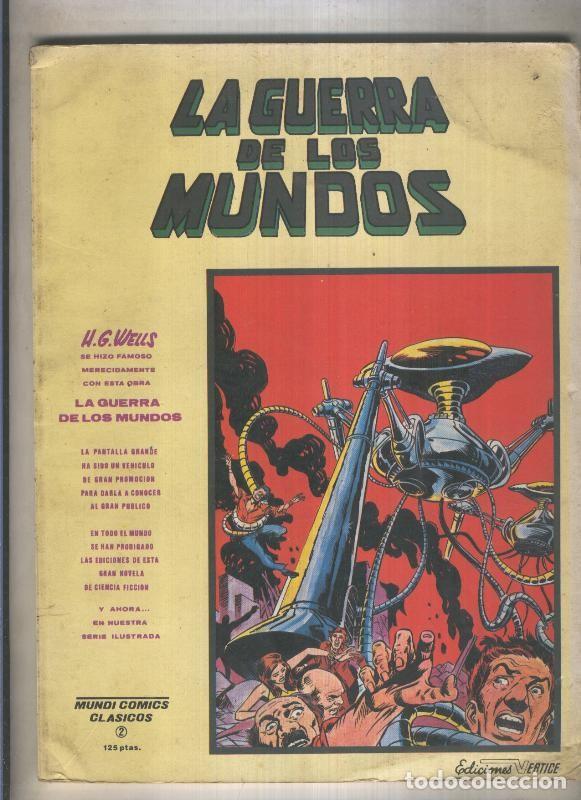 Fumetti: Mundicomics clasicos numero 02: La guerra de los mundos (numerado 4 en interior cubierta) - H.G.Well