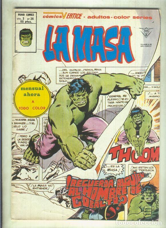 C&oacute;mics: La Masa volumen 3 numero 36 - varios - Foto 1