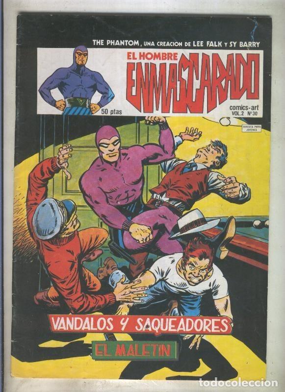 Comics: El Hombre Enmascarado volumen 2 numero 30 (numerado 5 en trasera) - Varios