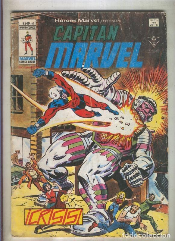 C&oacute;mics: Heroes Marvel volumen 2 numero 49: Capitan Marvel (numerado 2 en trasera) - Varios - Foto 1