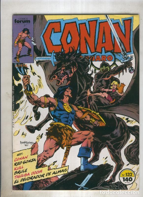 C&oacute;mics: Conan el Barbaro primera edicion numero 132 (numerado 2 en trasera) - Foto 1