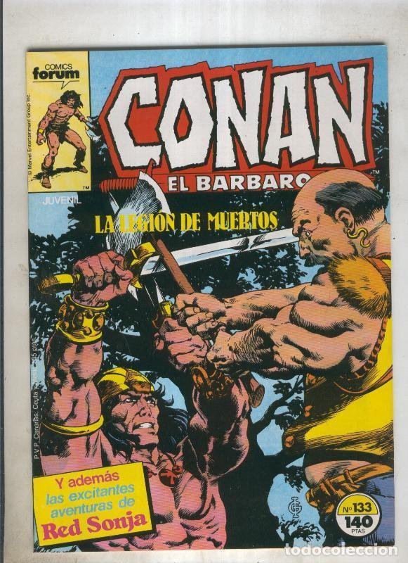 C&oacute;mics: Conan el Barbaro primera edicion numero 133 (numerado 1 en trasera) - Foto 1