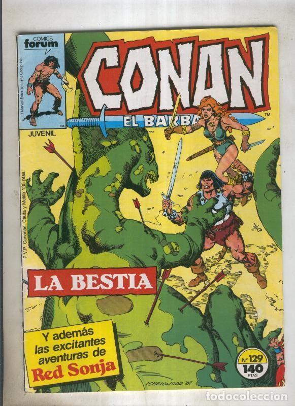 C&oacute;mics: Conan el Barbaro primera edicion numero 129 (numerado 3 en trasera) - Foto 1