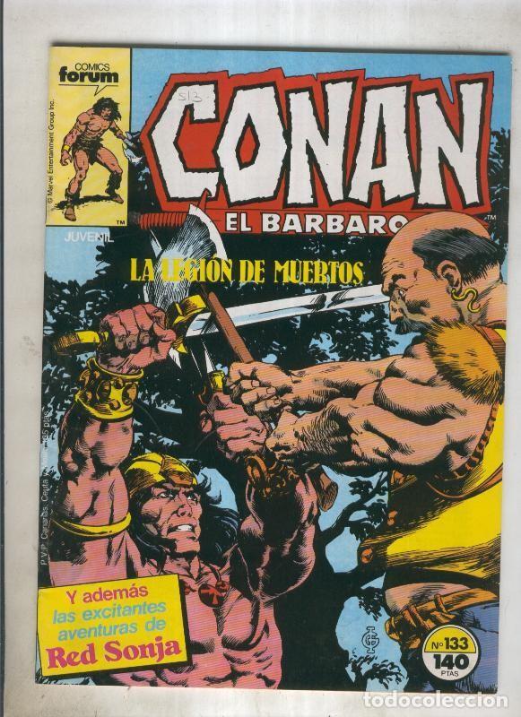 C&oacute;mics: Conan el Barbaro primera edicion numero 133 (numerado 3 en trasera) - Foto 1
