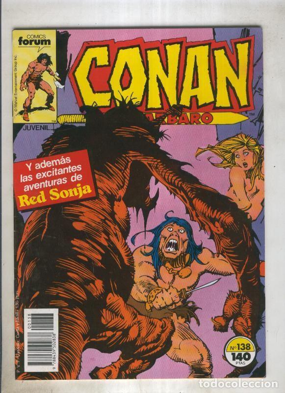 C&oacute;mics: Conan el Barbaro primera edicion numero 138 (numerado 2 en trasera) - Foto 1