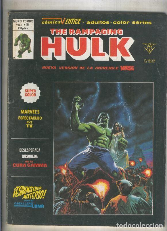 C&oacute;mics: The Rampaging Hulk numero 15 (numerado 1 en trasera) - Varios - Foto 1