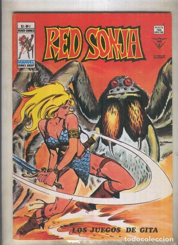 C&oacute;mics: Red Sonja numero 02 (numerado 2 en trasera) - Roy Thomas-Frank Thorne - Foto 1