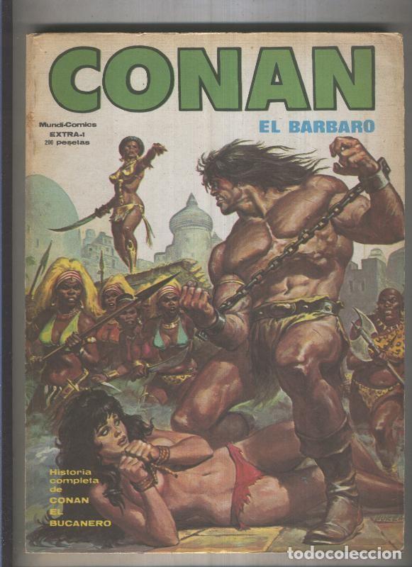 C&oacute;mics: Antologia del comic extra Conan el Bucanero (numerado 7 en trasera) - John Buscema-Roy Thomas - Foto 1