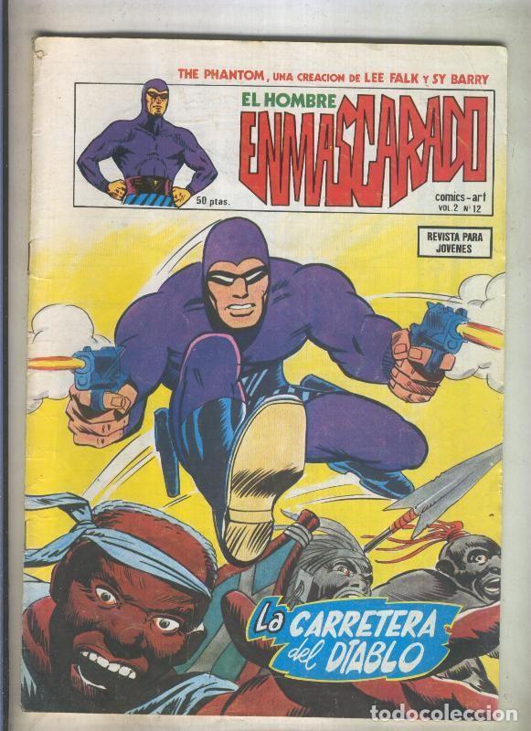 Comics: El Hombre Enmascarado volumen 2 numero 12 (numerado 3 en trasera) - Varios