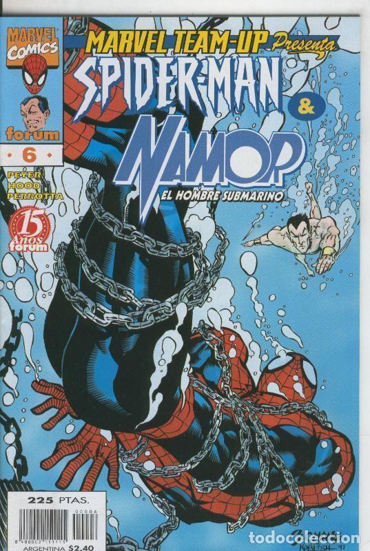 C&oacute;mics: Marvel Team Up numero 06: Spiderman y Namor - Varios - Foto 1