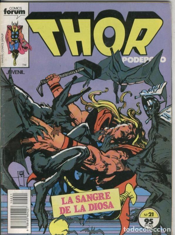 C&oacute;mics: Thor el poderoso volumen 1 numero 21: La sangre de la diosa - Alan Zelenetz-Don Perlin - Foto 1