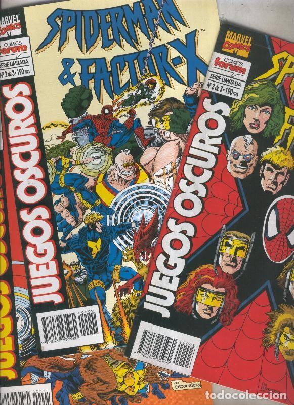 C&oacute;mics: Spiderman Factor X: Juegos oscuros, coleccion - Varios - Foto 1