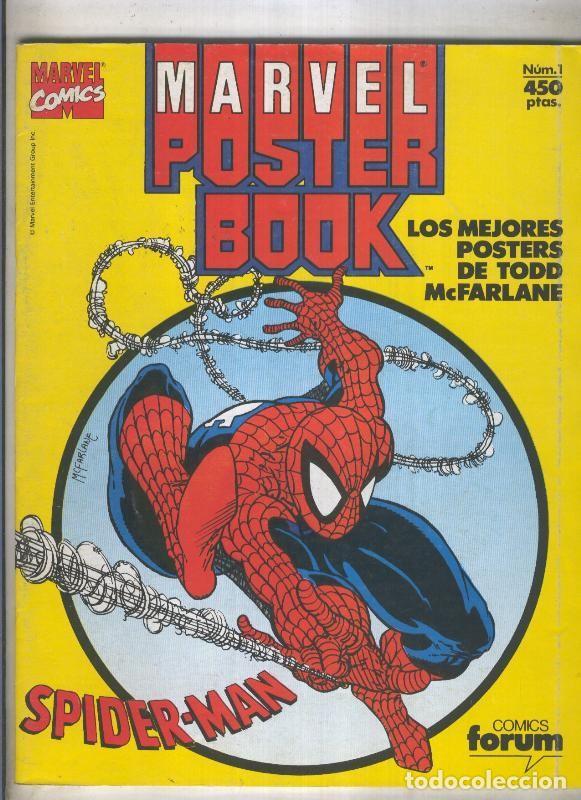 C&oacute;mics: Marvel Poster Book: Spiderman (numerado 2 en trasera) - Todd McFarlane - Foto 1