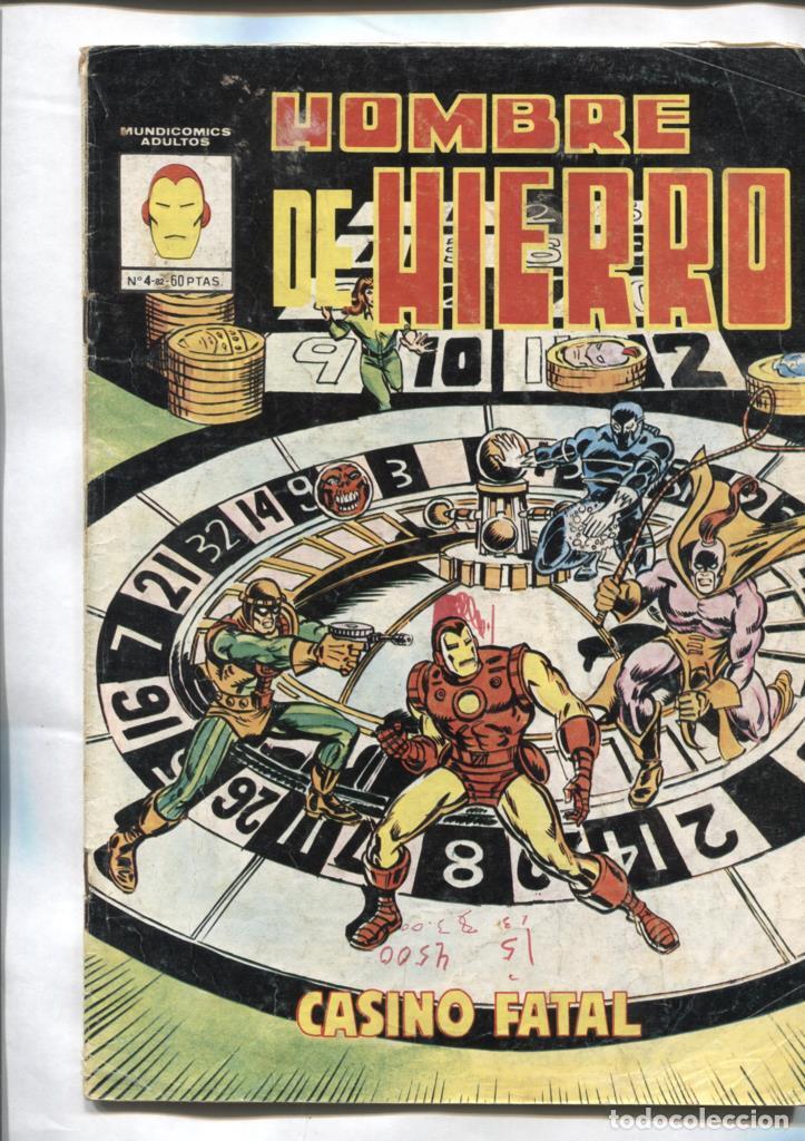 C&oacute;mics: Mundicomics: Hombre de Hierro numero 4: Casino fatal (numerado 5 en trasera) - varios