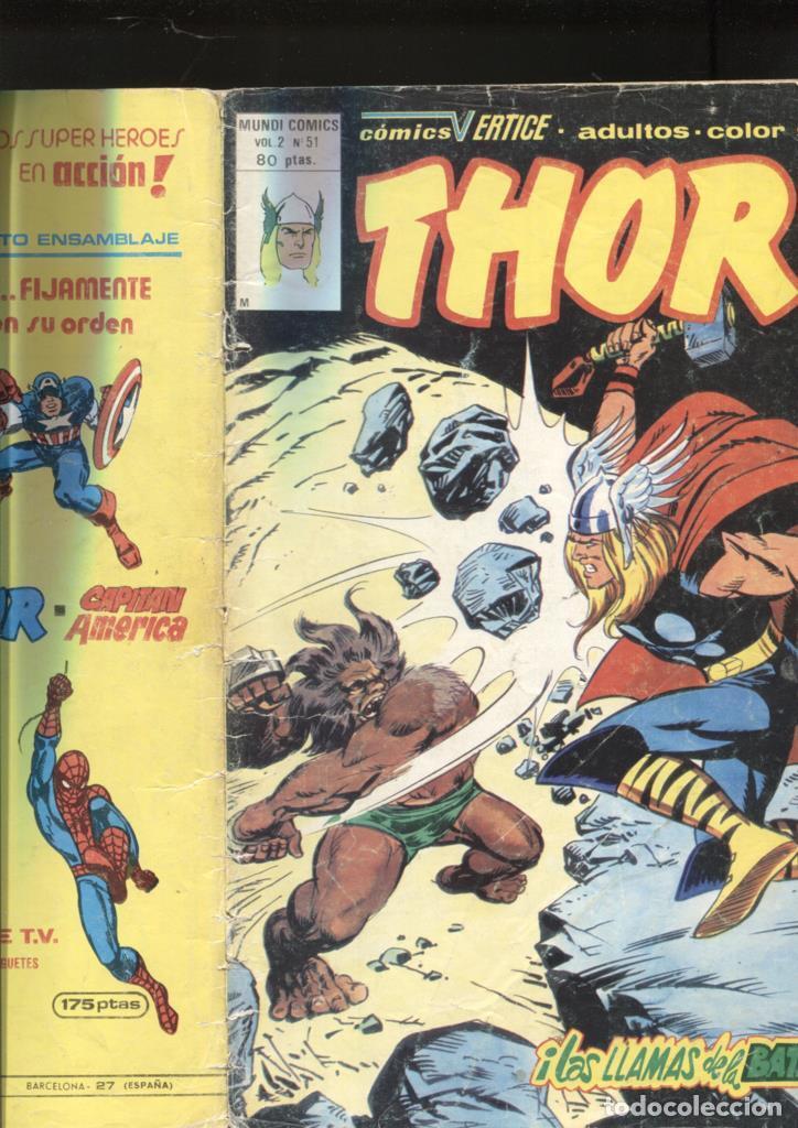 C&oacute;mics: Vertice: Thor volumen 2 numero 51: (numerado 1 en trasera) - varios - Foto 1