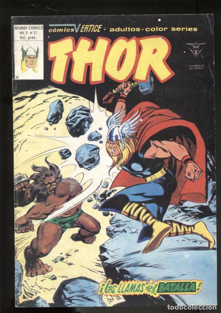 C&oacute;mics: Vertice: Thor volumen 2 numero 51: (numerado 3 en trasera) - varios - Foto 1