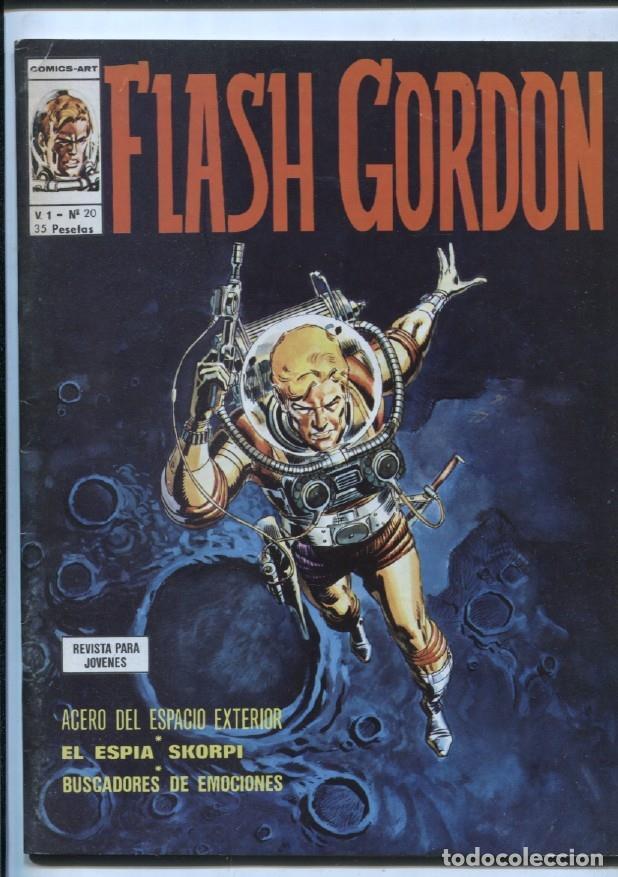 C&oacute;mics: Vertice: Flash Gordon volumen 1 numero 20: Acero del espacio exterior (numerado 1 en interior) - VAR