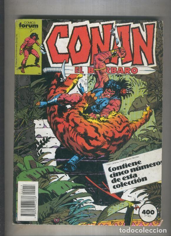Comics: Conan el Barbaro volumen 1, primera edicion retapado numero 151 al 155 (numerado 1 en trasera) - Var