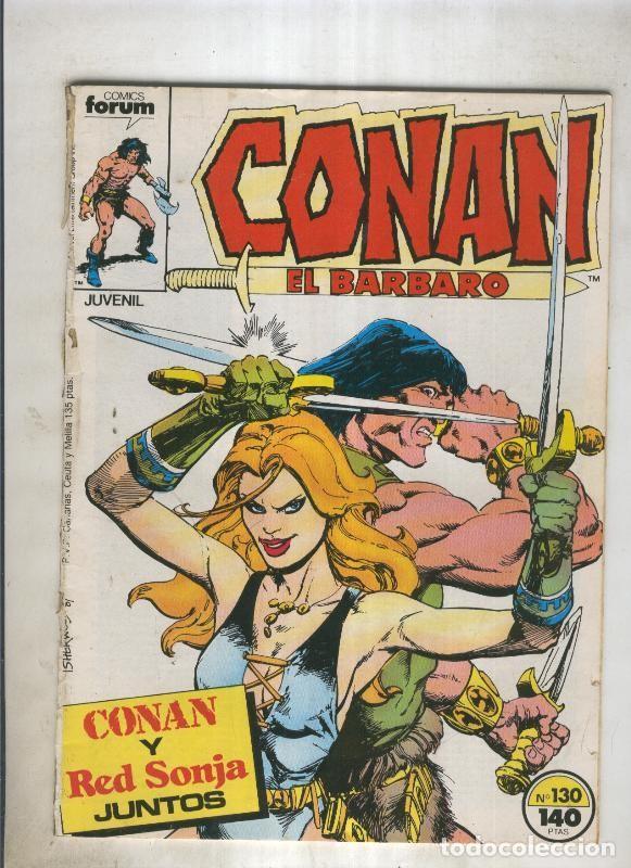 C&oacute;mics: Conan el Barbaro primera edicion numero 130 (numerado 3 en trasera) - Foto 1
