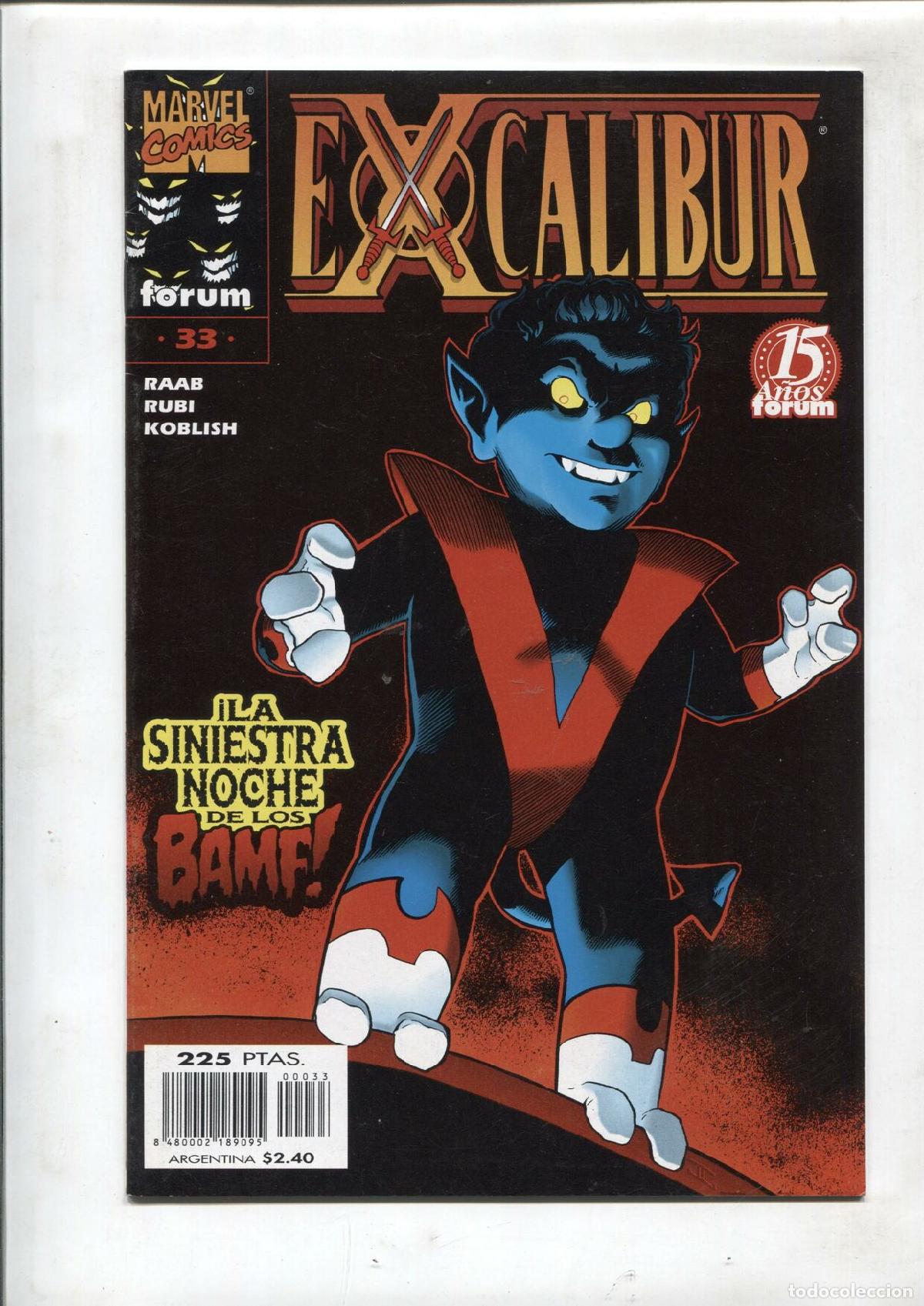 Comics: Excalibur volumen 2 numero 33: Maldad de a&ntilde;o nuevo - Varios