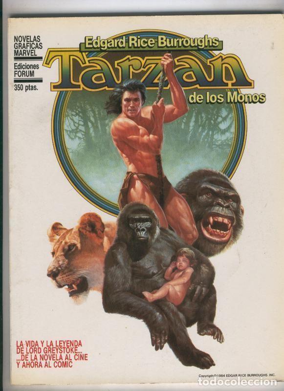 C&oacute;mics: Novelas Graficas Marvel numero 03: Tarzan de los monos - Dan Spiegle - Foto 1