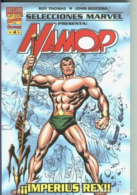 C&oacute;mics: Selecciones Marvel numero 04: Namor; Imperius Rex - Roy Thomas-John Buscema - Foto 1