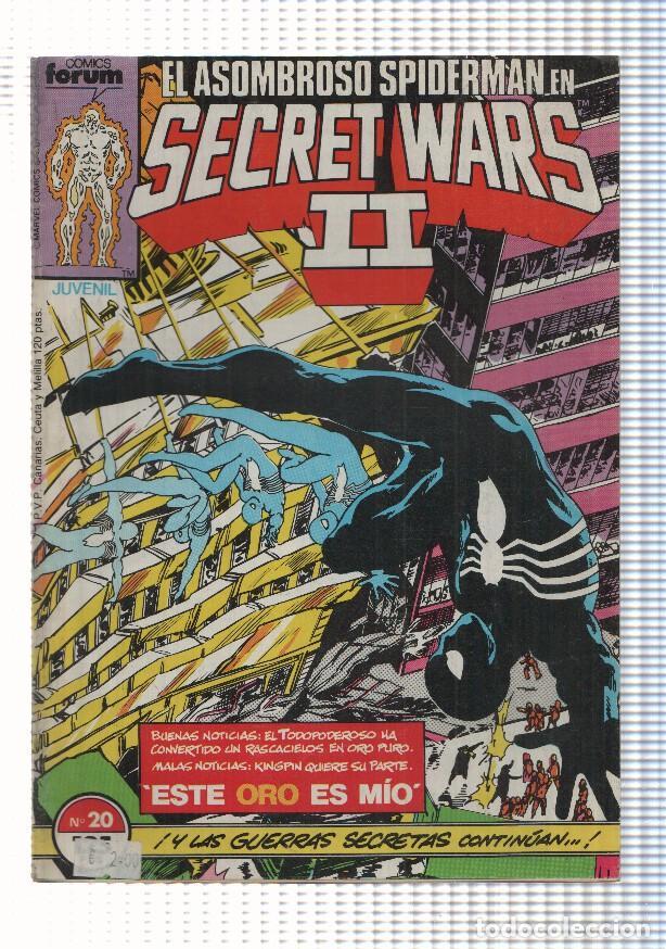 C&oacute;mics: Secret Wars II numero 20: Spiderman - varios - Foto 1