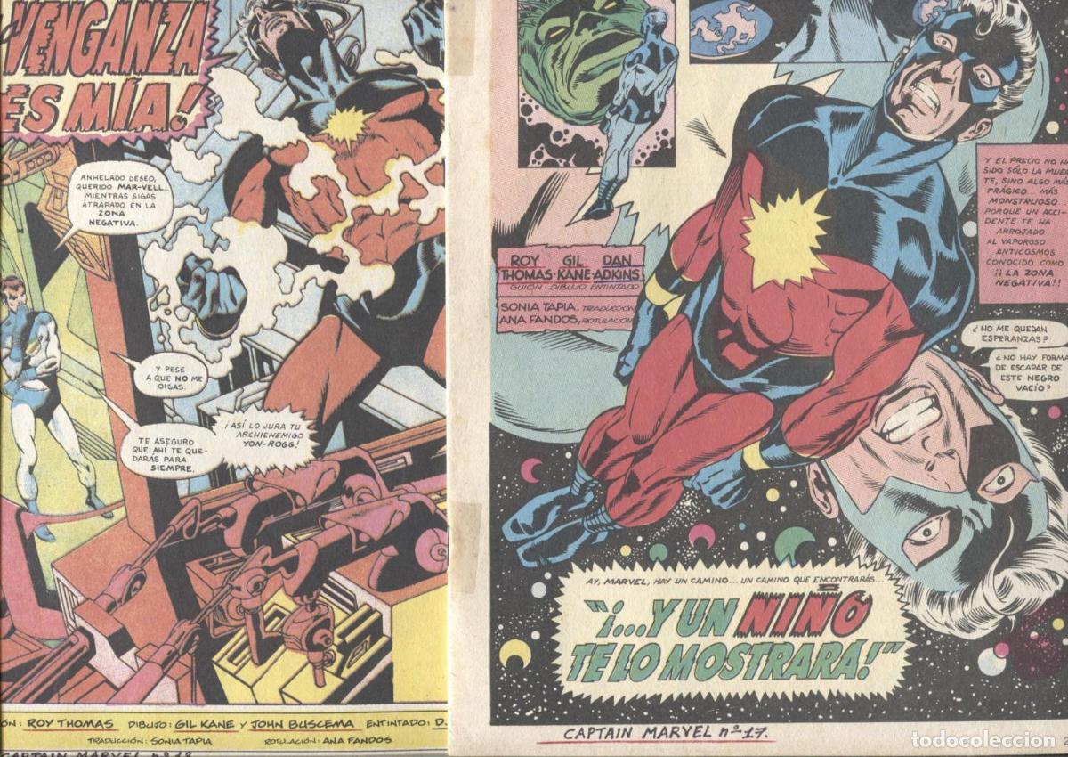 C&oacute;mics: Capitan Marvel: lote numeros 17 al 27 y 29 - Varios - Foto 1