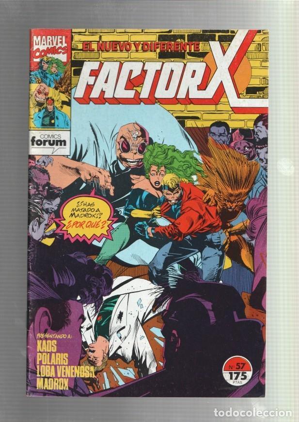 C&oacute;mics: Planeta: Factor X numero 57: Multiple homicidio (numerado 1 en trasera) - Varios - Foto 1