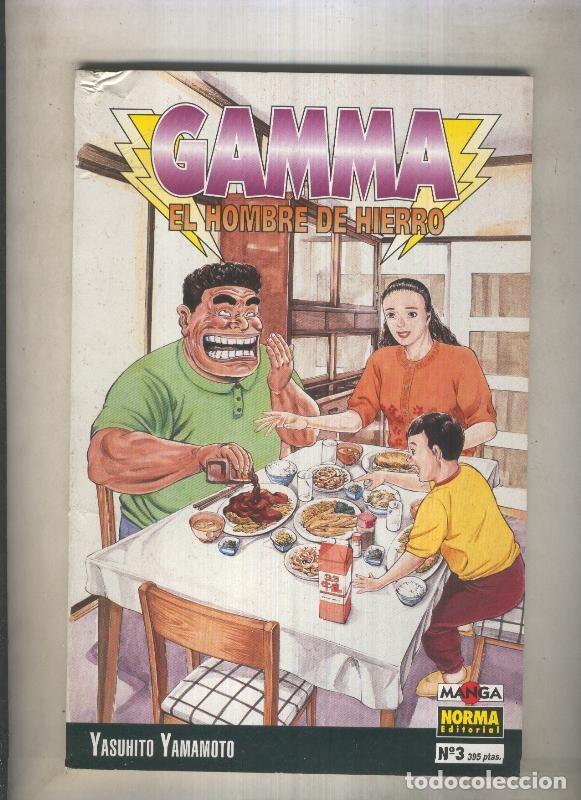 Comics: Gamma el hombre de hierro numero 03 (numerado 4 en interior trasera) - Yashuhito Yamamoto