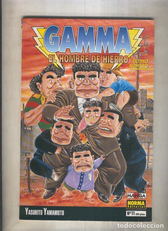 Comics: Gamma el hombre de hierro numero 11 (numerado 3 en interior cubierta) - Yashuhito Yamamoto