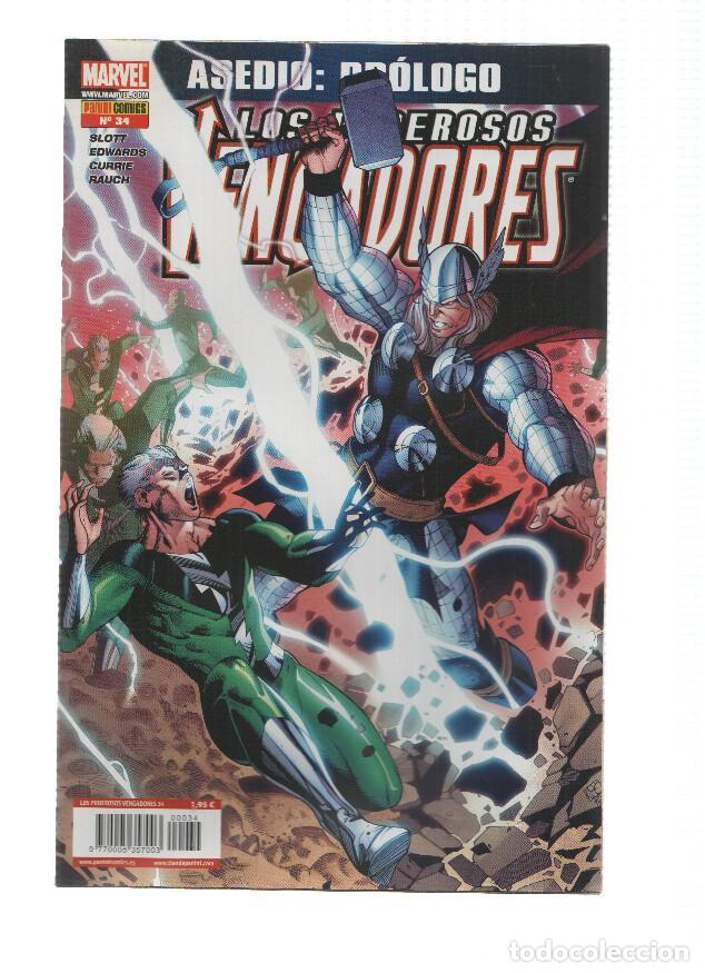 C&oacute;mics: LOS PODEROSOS VENGADORES, Numero 34: Mentalidad Pre-Asedio (Panini 2010) - Dan Slott - Foto 1