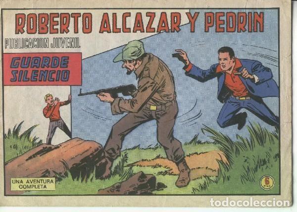 C&oacute;mics: Roberto Alcazar numero 1205: Guarde silencio - Va&ntilde;o - Foto 1