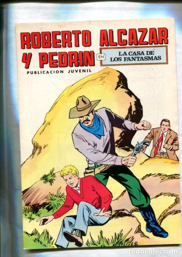 C&oacute;mics: Roberto Alcazar y Pedrin color, numero 076: (numerada 1 en trasera): La casa de los fantasmas - Va&ntilde;o