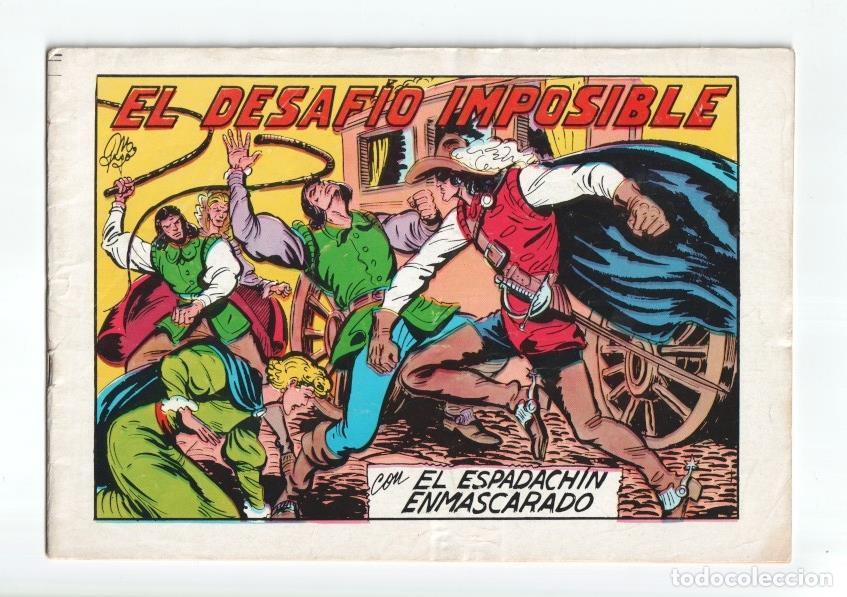 Comics: Valenciana: El Espadachin Enmascarado 3 en 1 numero 59: El desafio imposible - Manuel Gago