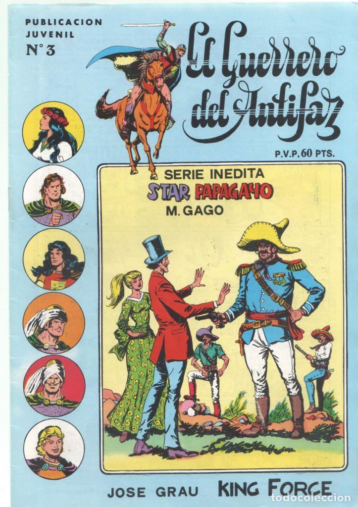 Fumetti: Revista El Guerrero del Antifaz numero 03: Oful Gomar - Manuel Gago