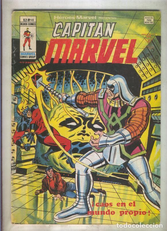 C&oacute;mics: Heroes Marvel volumen 2 numero 46: Capitan Marvel - Varios - Foto 1