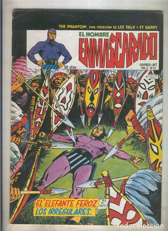 Comics: El Hombre Enmascarado volumen 2 numero 25 (numerado 2 en trasera) - Varios