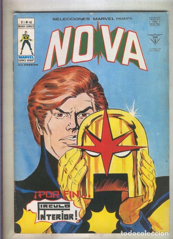 C&oacute;mics: Selecciones Marvel numero 40: Nova (numerado 1 en trasera) - Varios - Foto 1