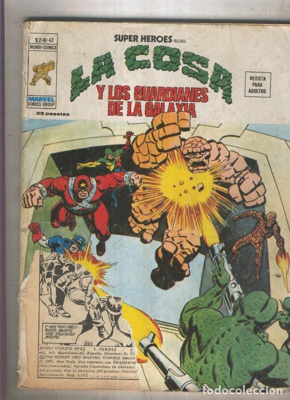 C&oacute;mics: SUPER HEROES numero 042: LA COSA - VARIOS - Foto 1