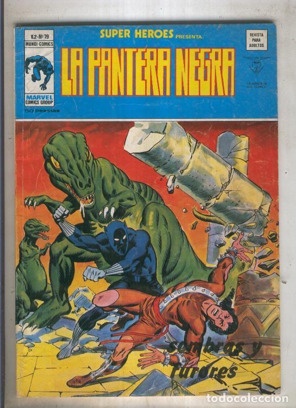 C&oacute;mics: SUPER HEROES numero 079: LA PANTERA NEGRA - VARIOS - Foto 1