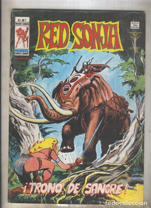 C&oacute;mics: Red Sonja numero 07 (numerado 2 en trasera) - Roy Thomas-Frank Thorne - Foto 1