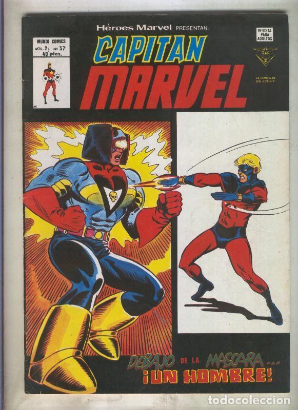 C&oacute;mics: Heroes Marvel volumen 2 numero 57: Capitan Marvel - Varios - Foto 1