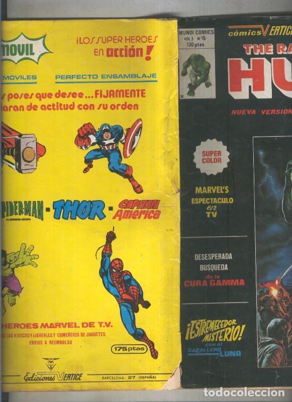 C&oacute;mics: The Rampaging Hulk numero 15 (numerado 3 en trasera) - Varios - Foto 1